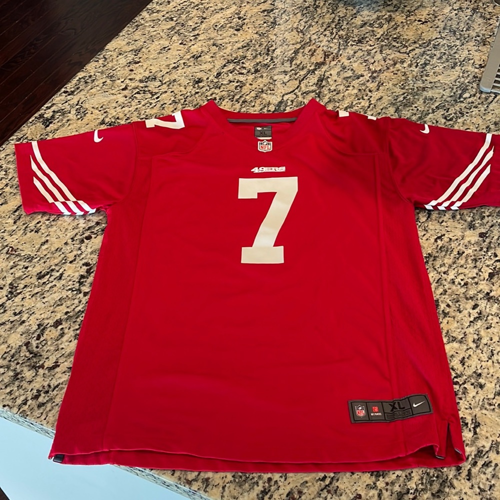 Kids XL 48ers Jersey #7 Colin Kaepernick
